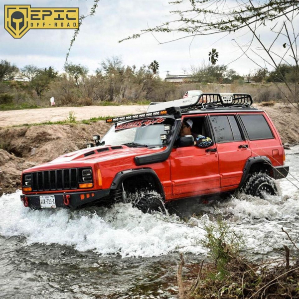 Defensa Delantera sin base para winch - Cherokee XJ - Modelo Mako - Imagen 3