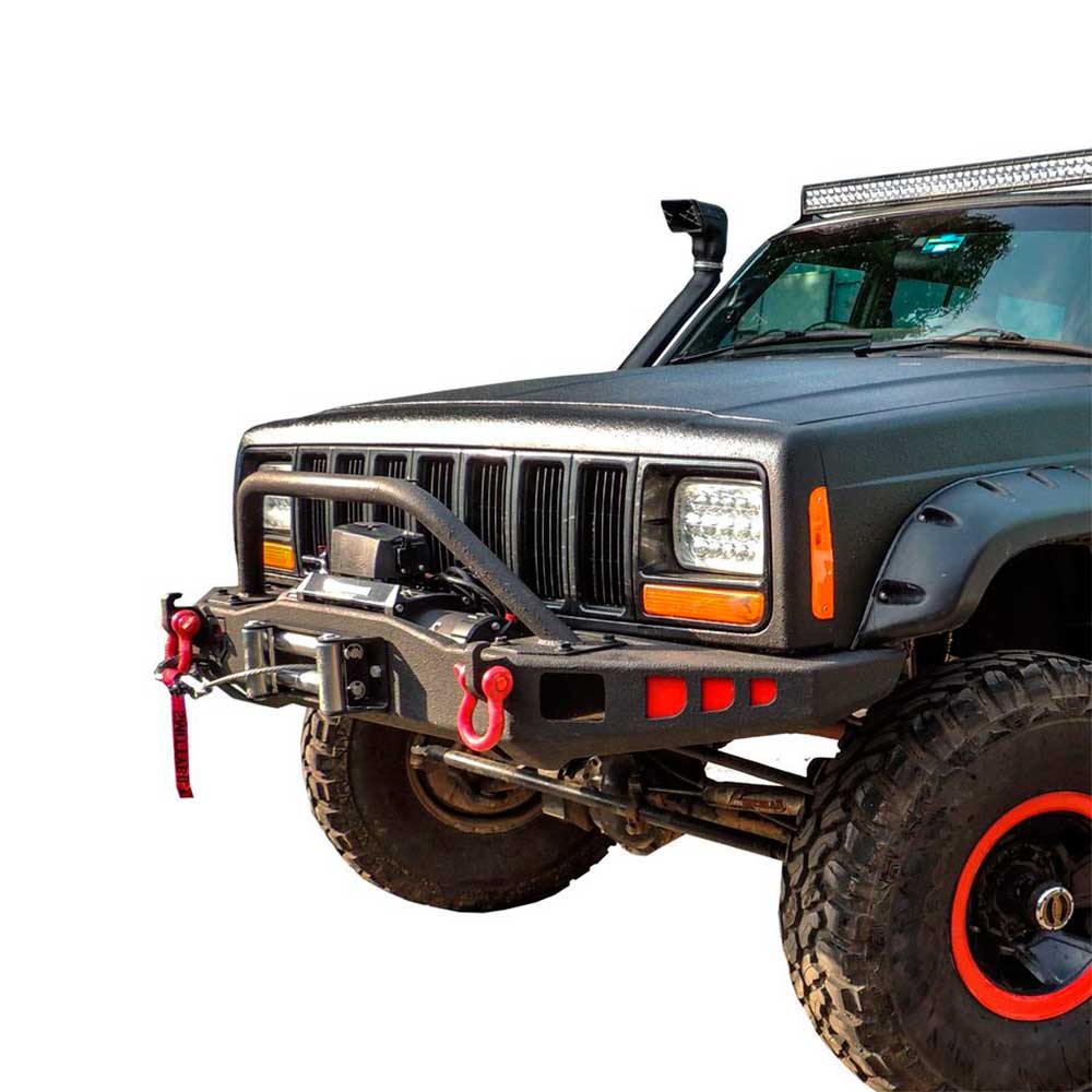 Defensa Delantera - Cherokee XJ - Base para winch - Mod. MAKO