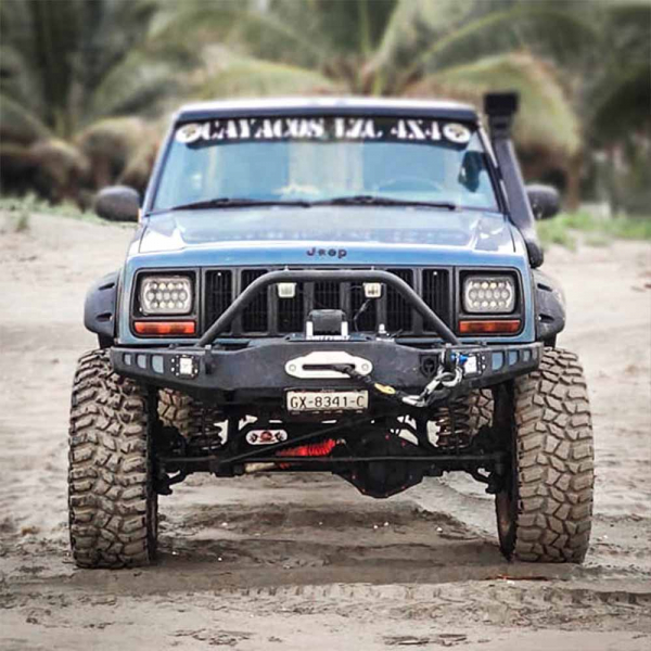 Defensa Delantera para winch - Cherokee XJ - Modelo Mako - Imagen 5
