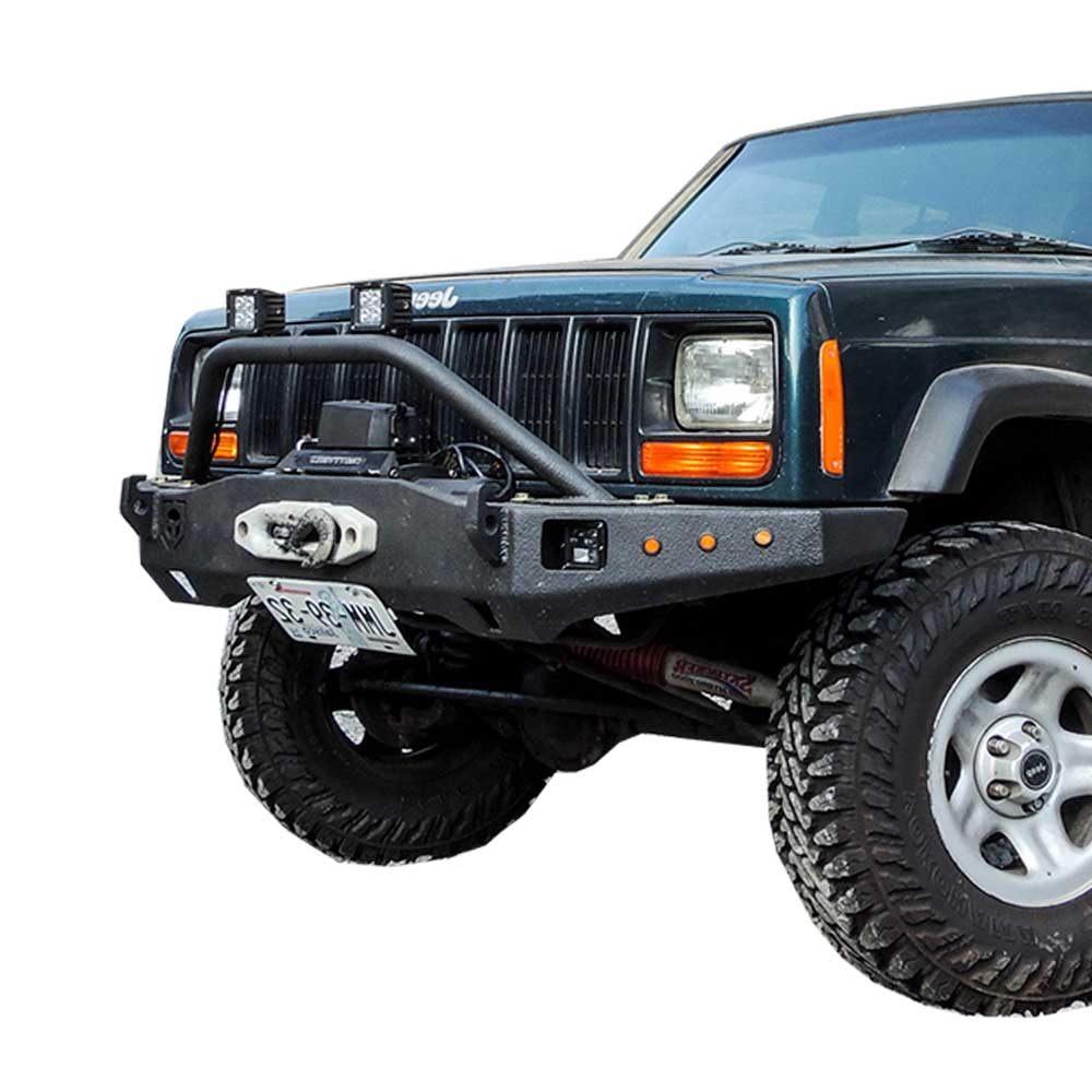 Defensa Delantera - Cherokee XJ - Base para winch - Mod. DOT