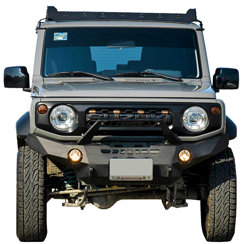 Defensa Delantera con base para winch - Suzuki Jimny 3 y 5 puertas