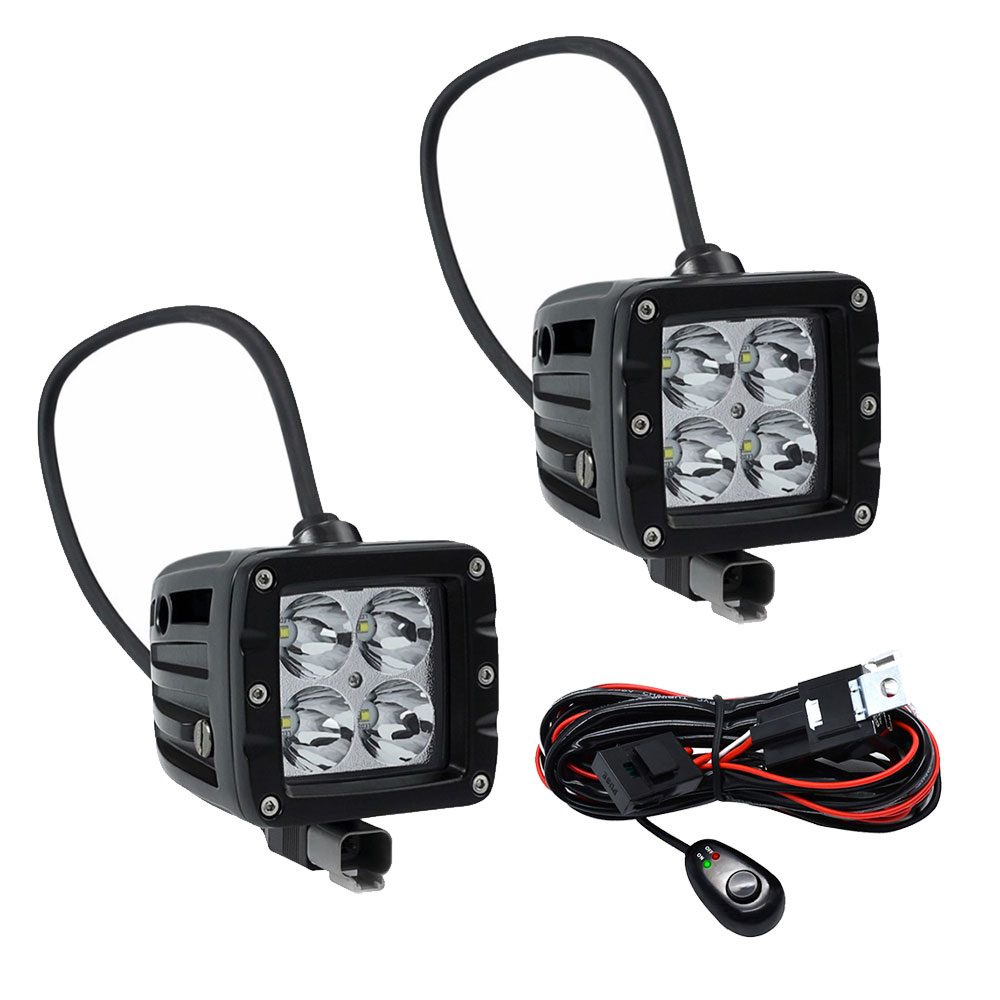 Par de faros Dually 3" - AURORA